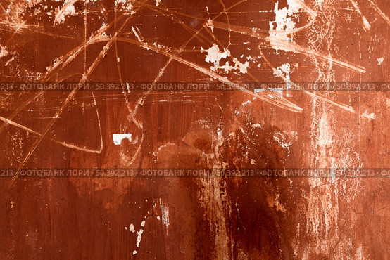  Great background for design works, made frorm a old orange wall with scratch’s . Стоковое фото, агентство Ingram Publishing / Фотобанк Лори
