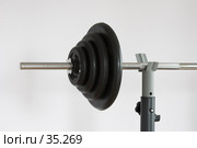 Часть штанги. Стоковое фото, фотограф Ольга Шаран / Фотобанк Лори