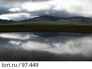 Полярный Урал. Озеро. Стоковое фото, фотограф Роман Коротаев / Фотобанк Лори