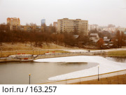 Могилев, речка Дубровенка. Пруды, плотина, зона отдыха. (2007 год). Стоковое фото, фотограф Виктор Пелих / Фотобанк Лори