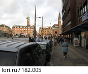 Улица Копенгагена после зимнего дождя (2007 год). Редакционное фото, фотограф Георгий Ильин / Фотобанк Лори