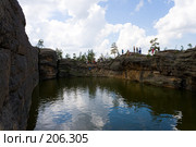 Озеро Бассейн. Каркаралинск. Казахстан. (2007 год). Стоковое фото, фотограф Михаил Николаев / Фотобанк Лори
