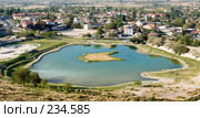 Озеро с минеральной водой в Памуккале (Турция) Стоковое фото, фотограф Александр Лядов / Фотобанк Лори
