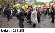 Митинг «Справедливой России», 1  Мая, Астрахань (2008 год). Редакционное фото, фотограф Игорь Муртазин / Фотобанк Лори