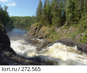 Водопад Кивач (2006 год). Редакционное фото, фотограф Елена Александрова / Фотобанк Лори