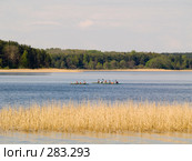 Байдарки на Селигере (2008 год). Редакционное фото, фотограф Алина Голышева / Фотобанк Лори
