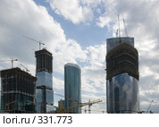 Строительство высотного комплекса. Москва (2008 год). Редакционное фото, фотограф Катыкин Сергей / Фотобанк Лори