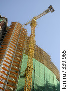 Строительство многоэтажного дома в Сочи (2008 год). Стоковое фото, фотограф Михаил Малышев / Фотобанк Лори