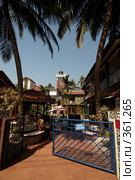 Гестхаус (GuestHouse) Пер Авель, пляж Кандолим (Candolim). Гоа, Индия. (2008 год). Стоковое фото, фотограф Алексей Зарубин / Фотобанк Лори
