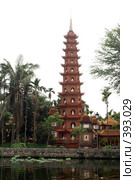 Пагода Тюа-Чан-Куок (Chua Tran Quoc) в Ханое, Вьетнам. Стоковое фото, фотограф Валерий Шанин / Фотобанк Лори