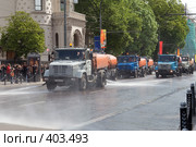 Машины технической службы города. г.Москва (2008 год). Редакционное фото, фотограф Сергей Лешков / Фотобанк Лори