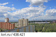 Панорама Тольятти с высоты птичьего полета (2008 год). Стоковое фото, фотограф Лукиянова Наталья / Фотобанк Лори