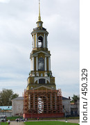 Суздаль. Ремонт колокольни. (2008 год). Стоковое фото, фотограф Денис Шароватов / Фотобанк Лори