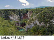 Плитвицкие озера. Хорватия. Вид на водопад (2008 год). Стоковое фото, фотограф Pukhov K / Фотобанк Лори