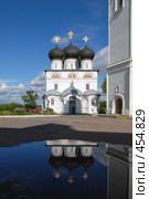 Киров. Вятка. Собор Успения Богородицы. Отражение. (2008 год). Стоковое фото, фотограф Ольга Визави / Фотобанк Лори