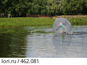 Зорбы (водоходные шары): освоился. Стоковое фото, фотограф Антон Алябьев / Фотобанк Лори