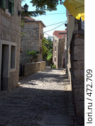 Улица города Грожнян, Хорватия (2008 год). Стоковое фото, фотограф Pukhov K / Фотобанк Лори