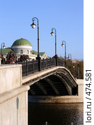Лужков мост (2008 год). Стоковое фото, фотограф Anna / Фотобанк Лори