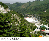 Вид на каток "Медео", Алма-Ата (2008 год). Стоковое фото, фотограф Камбулина Татьяна / Фотобанк Лори