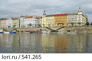 Прага. Набережная Влтавы. (2008 год). Стоковое фото, фотограф Светлана Кудрина / Фотобанк Лори