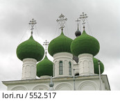 Главки Успенского собора бывшего Горнего монастыря в Вологде. Стоковое фото, фотограф Самохвалов Артем / Фотобанк Лори