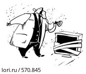Диагностика компьютера. Стоковая иллюстрация, иллюстратор Елисеева Екатерина / Фотобанк Лори