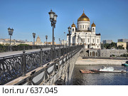 Храм Христа Спасителя. Москва (2008 год). Редакционное фото, фотограф Пиневич Геннадий Александрович / Фотобанк Лори