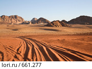 В пустыне Вади Рам , Иордания (2008 год). Стоковое фото, фотограф Николай Коржов / Фотобанк Лори