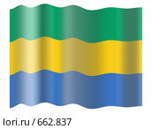Флаг Габона. Стоковая иллюстрация, иллюстратор Яков Филимонов / Фотобанк Лори