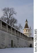 Новый Иерусалим. Фрагмент крепостной стены (2009 год). Стоковое фото, фотограф Елена Прокопова / Фотобанк Лори