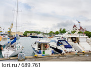 Стоянка яхт в Морском порту. Сочи (2008 год). Стоковое фото, фотограф Vitas / Фотобанк Лори