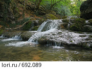 Водопад, Крым (2008 год). Стоковое фото, фотограф Denis Kh. / Фотобанк Лори