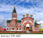 Храм в честь Покрова Пресвятой Богоматери, г. Мегион (2008 год). Стоковое фото, фотограф Елена Киселева / Фотобанк Лори