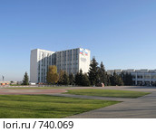 БГТУ. Белгородский Государственный Технологический Университет им. Шухова. Главный корпус. Панорама. Редакционное фото, фотограф Denis Kh. / Фотобанк Лори