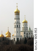 Колокольня Ивана Великого в Московском Кремле (2009 год). Стоковое фото, фотограф Александр Грачев / Фотобанк Лори