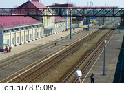 Железная дорога (2009 год). Стоковое фото, фотограф Денис Шароватов / Фотобанк Лори