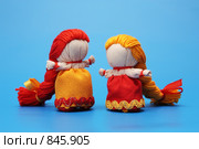 Куклы "на счастье" Стоковое фото, фотограф Георгий Марков / Фотобанк Лори