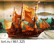 Макет парусного судна (2008 год). Редакционное фото, фотограф Сагирова Алсу / Фотобанк Лори