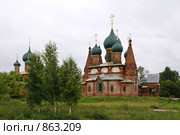 Ярославль. Церковь Иоанна Златоуста в Коровниках (2008 год). Стоковое фото, фотограф Julia Nelson / Фотобанк Лори