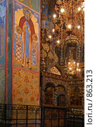 Ярославль. Церковь Илии Пророка. Интерьер (2008 год). Редакционное фото, фотограф Julia Nelson / Фотобанк Лори