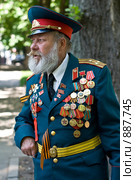 День Победы. Ветеран. (2009 год). Редакционное фото, фотограф Евгений Ореховский / Фотобанк Лори