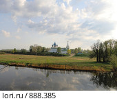 Вид на Кремль, Суздаль, Золотое Кольцо. Россия (2009 год). Стоковое фото, фотограф Denis Kh. / Фотобанк Лори
