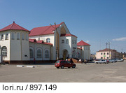 Город Муром. Железнодорожный вокзал (2009 год). Редакционное фото, фотограф Юрий Синицын / Фотобанк Лори
