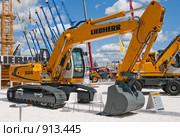 Гусеничный экскаватор Liebherr R 924 C Litronic (2009 год). Редакционное фото, фотограф Журавлев Андрей / Фотобанк Лори