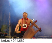 Юбилейный фестиваль "Воздух 2009" в Петрозаводске. Константин Кинчев. Редакционное фото, фотограф Сергей Цепек / Фотобанк Лори