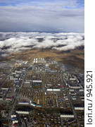 Город Мегион Нижневартовский район Югра (2005 год). Стоковое фото, фотограф Владимир Мельников / Фотобанк Лори