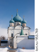 Рождественский храм в Суздале  (1222-1225) (2009 год). Редакционное фото, фотограф Яков Филимонов / Фотобанк Лори