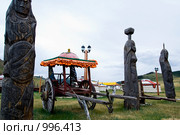 Монгольский поселок для туристов. Улан - Батор. (2009 год). Стоковое фото, фотограф Александр Подшивалов / Фотобанк Лори