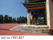 Агинский дацан. Мраморные ступени (2009 год). Стоковое фото, фотограф Валерий Лаврушин / Фотобанк Лори