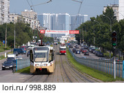 Чертановская улица в Москве (2009 год). Редакционное фото, фотограф Юрий Синицын / Фотобанк Лори